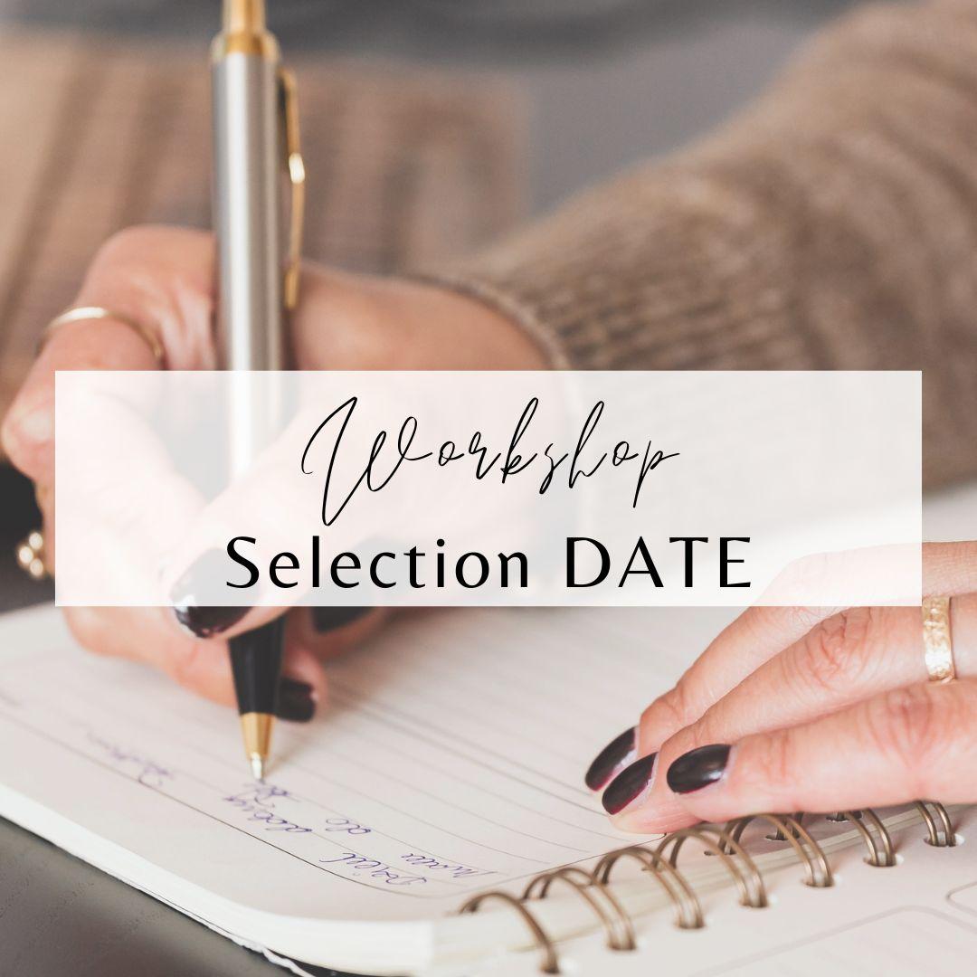 WORKSHOP SELECTION DATE (approfondimento dell'Evento Feng Shui 2024)
