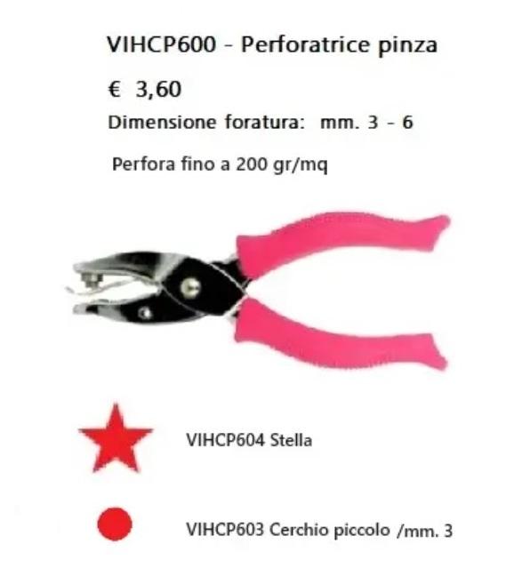 Perforatrice pinza - VIHCP 600 (Dimensione foratura mm. 3-6)
