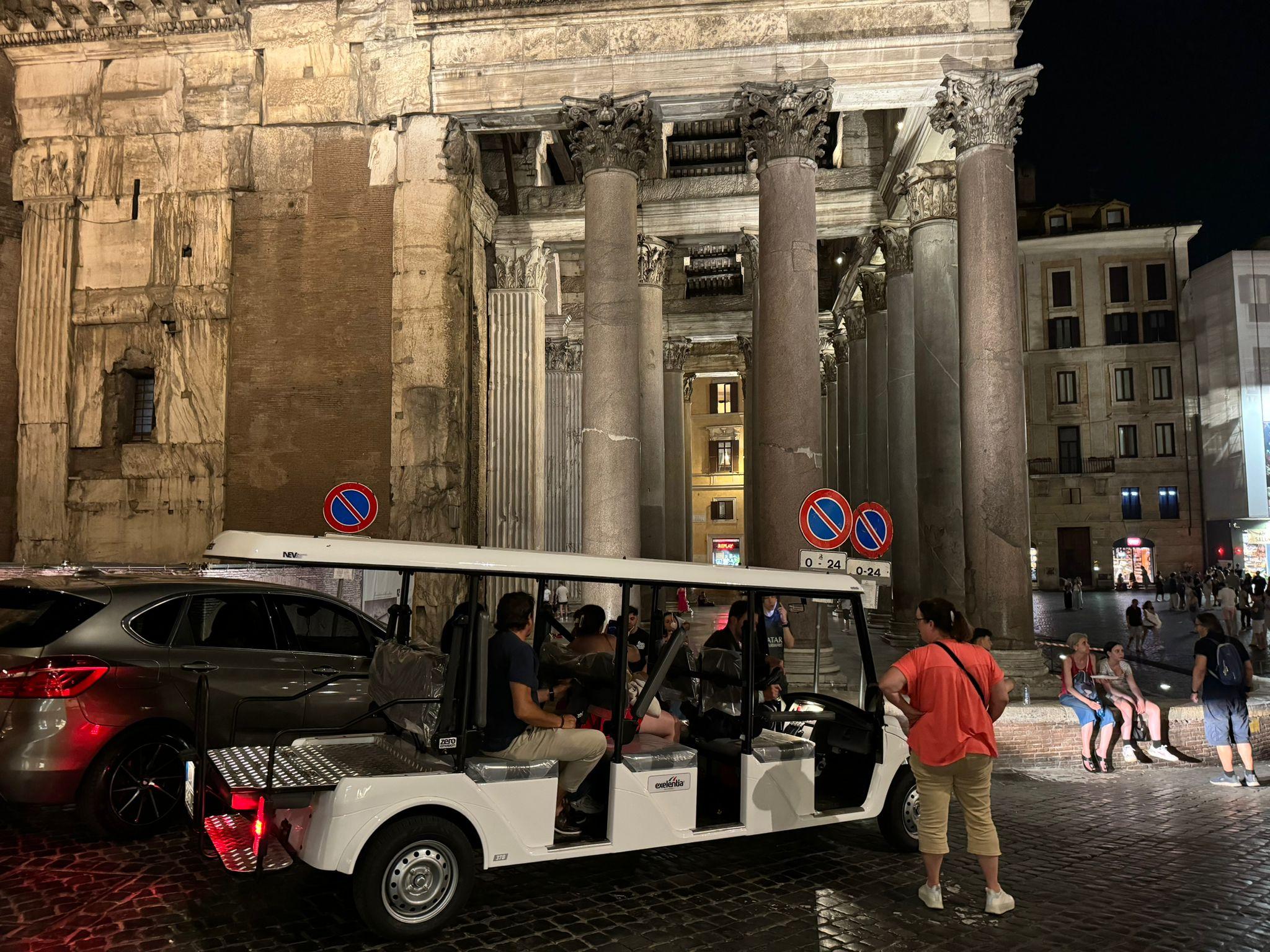 Explore the Eternal City by Golf Cart with Expert Guides 9 pm