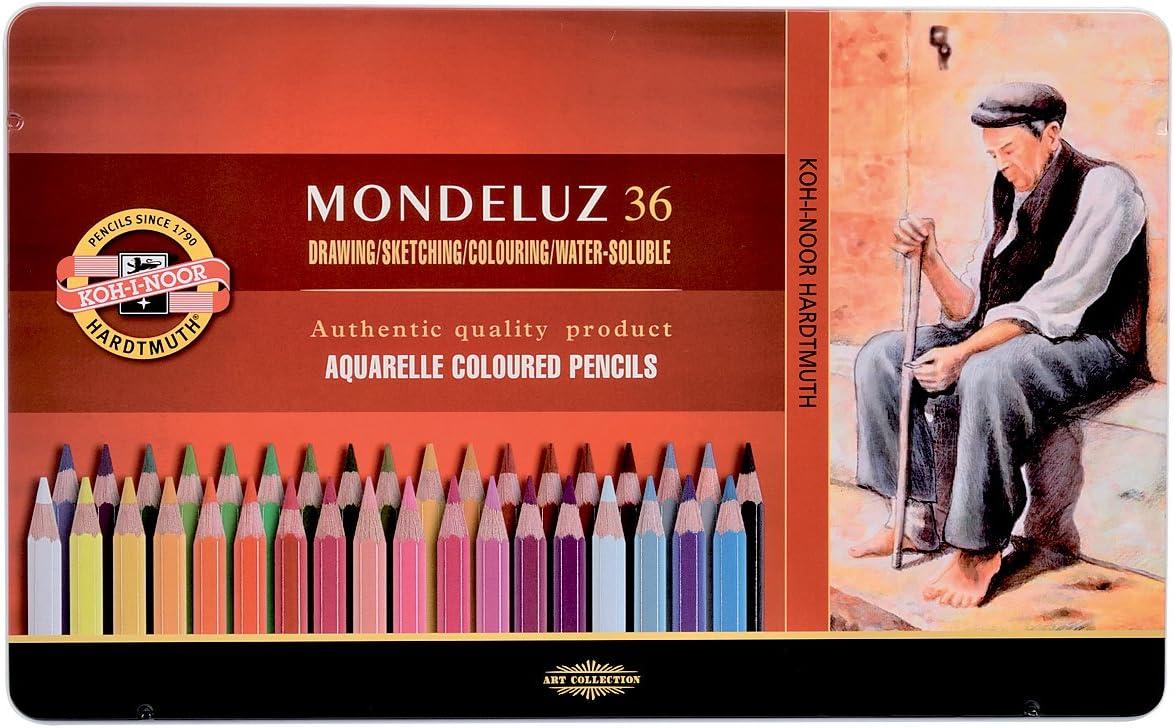 KOH-I-NOOR - Mondeluz 36 - Set 36 matite colorate acquerellabili