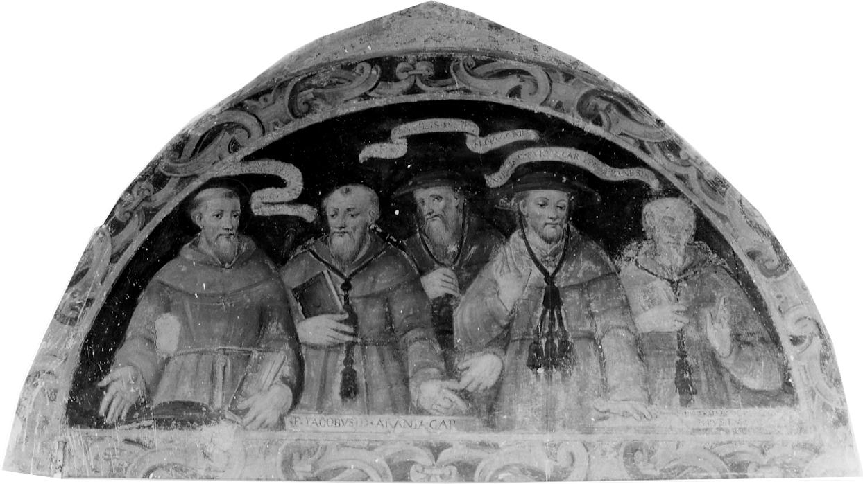 Ritratti di vescovi, cardinali e frati francescani (dipinto, ciclo) - ambito abruzzese (sec. XVIII)