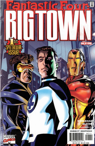 FANTASTIC FOUR: BIG TOWN #1#2#3#4 - MARVEL COMICS (2001)