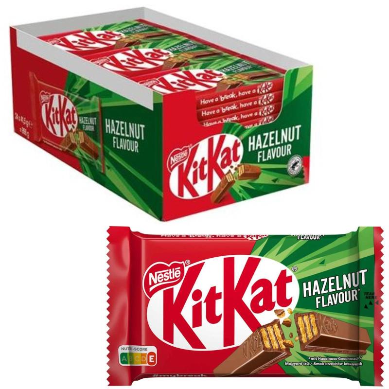 BARRETTA KIT KAT - NOCCIOLA - HAZELNUT - CONFEZIONE DA 24 X 41,5 G