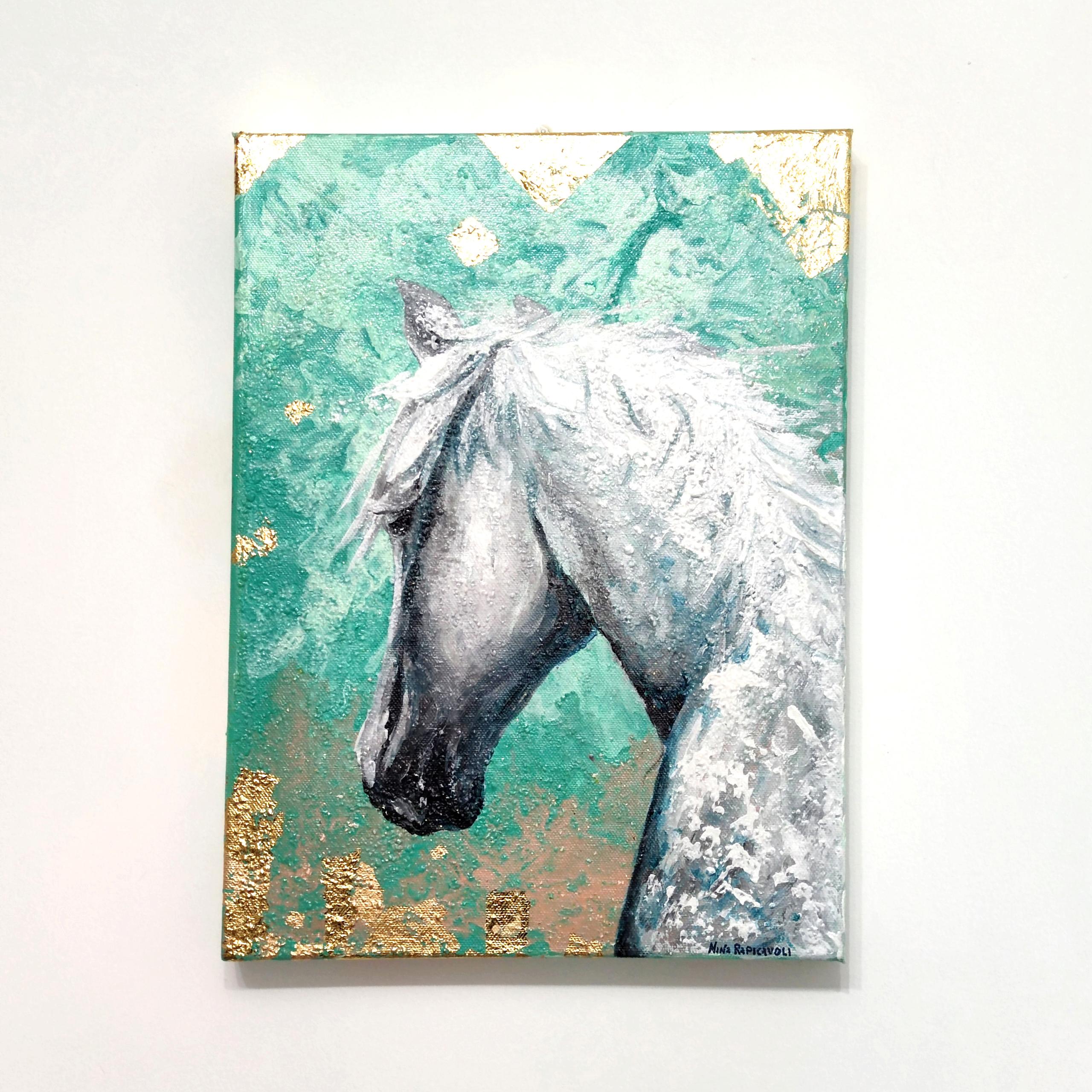Cavallo bianco Dipinto