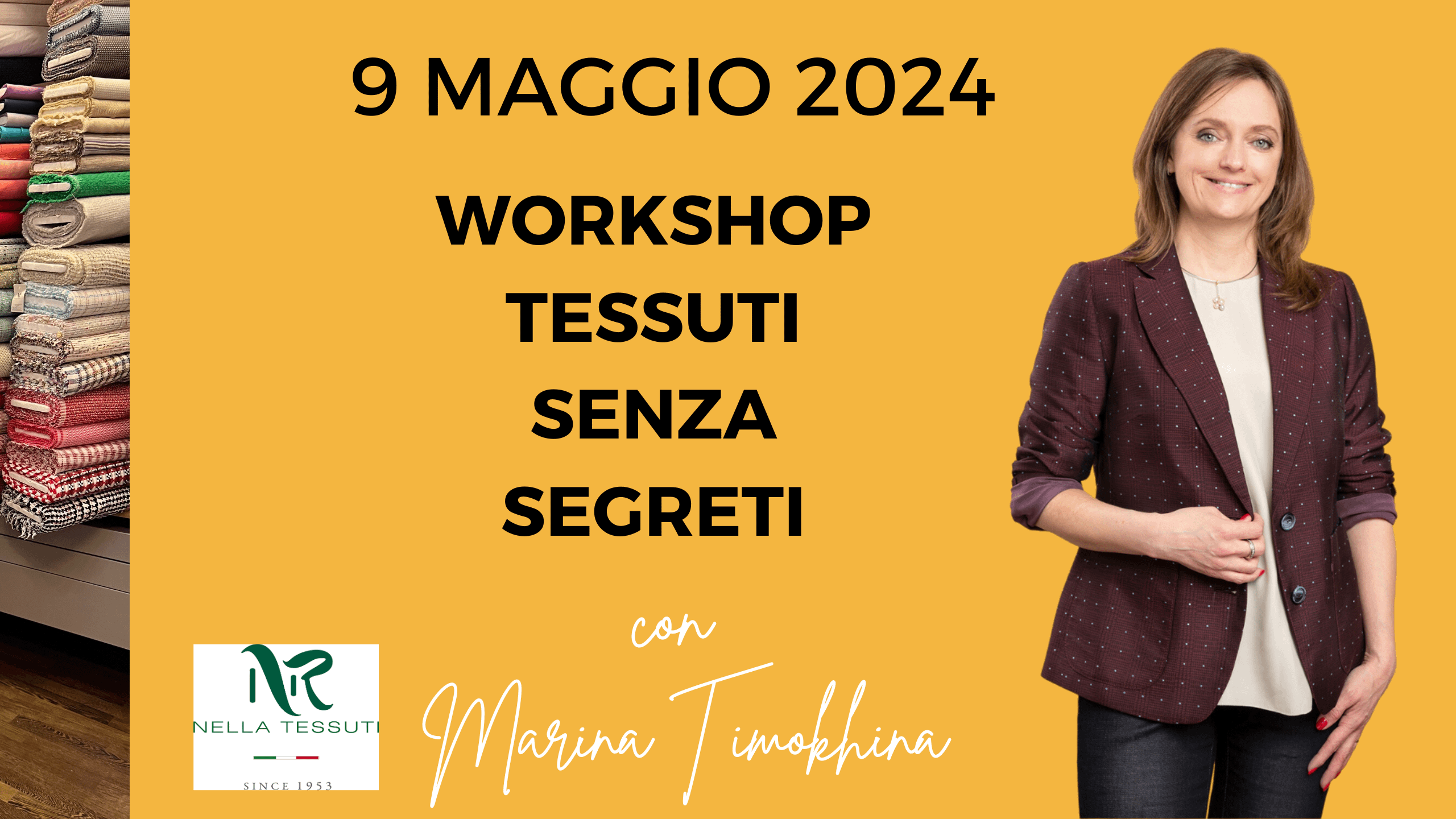 WORKSHOP | TESSUTI SENZA SEGRETI | 9 MAGGIO