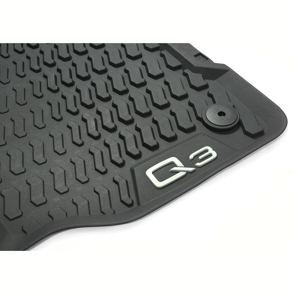Set tappetini anteriori in gomma con logo originali Audi Q3 F3 (2019-)