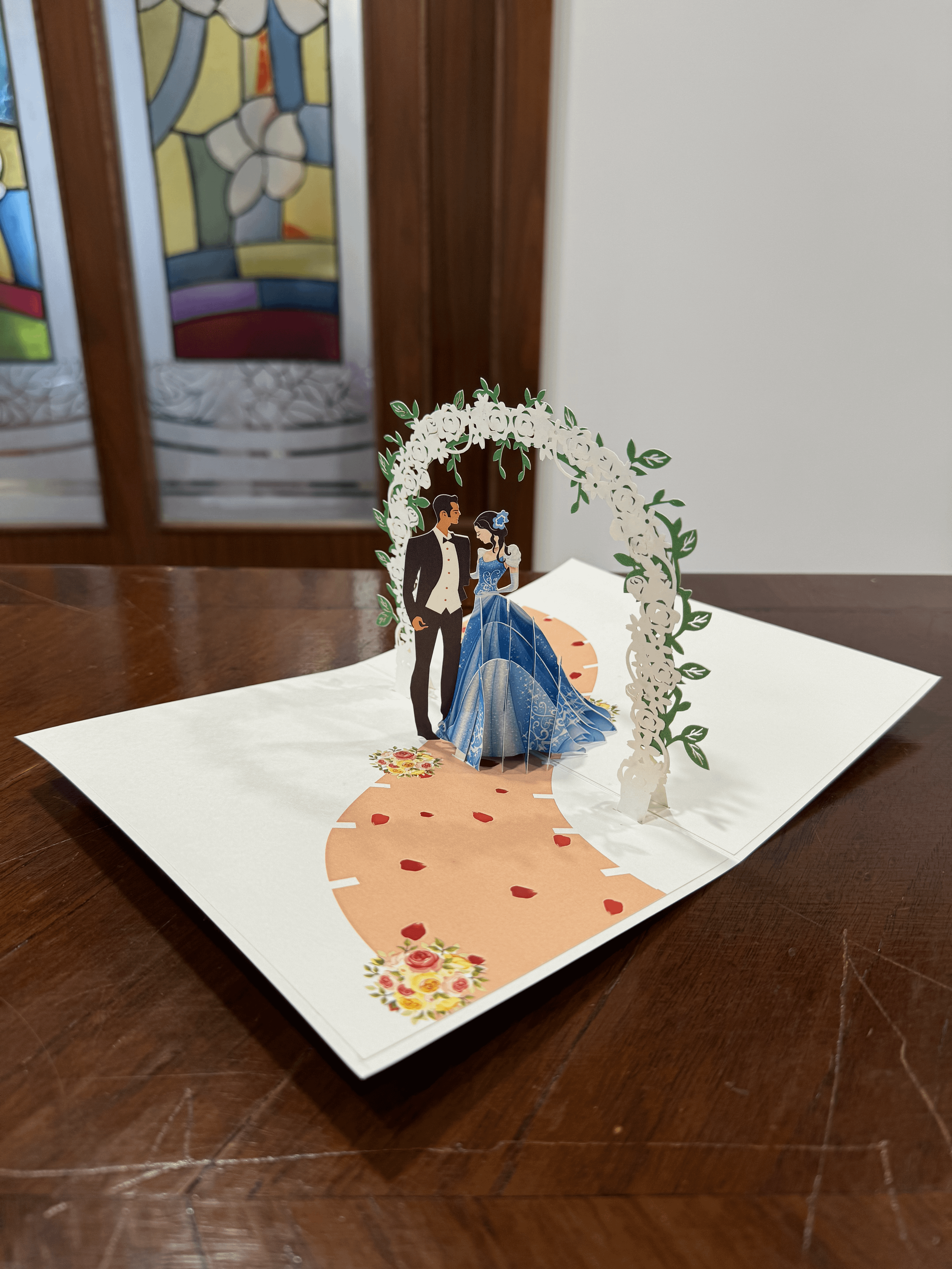 HAPPY WEDDING DAY POP-UP CARD