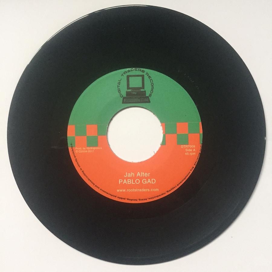 Pablo Gad, Hydroponics ‎– Jah Alter DIGITAL TRADERS RECORDS 7 inch