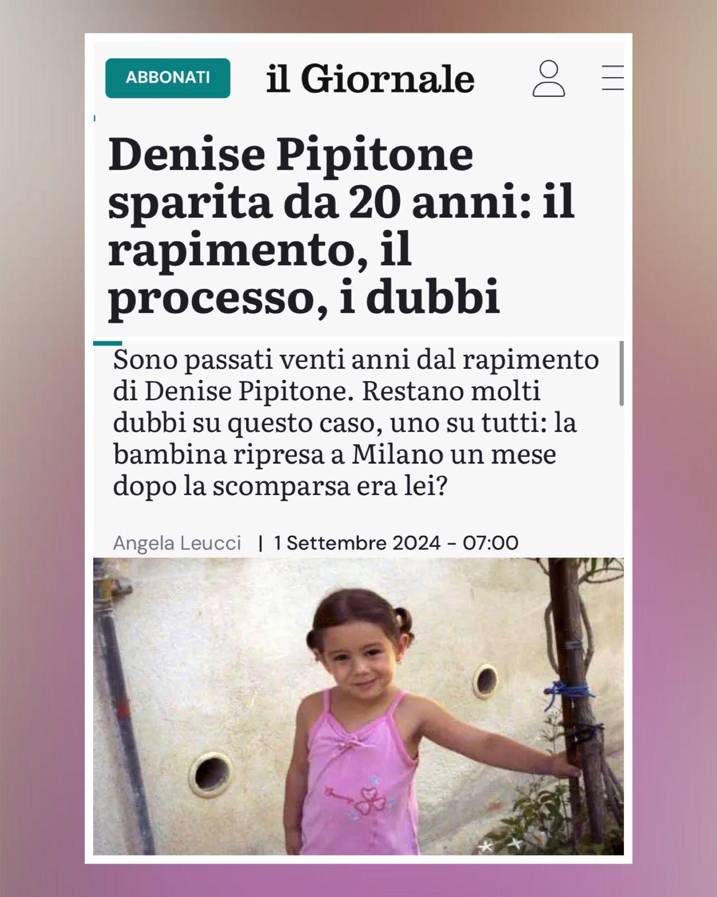 Denise Pipitone sparita da 20 anni: il rapimento, il processo, i dubbi