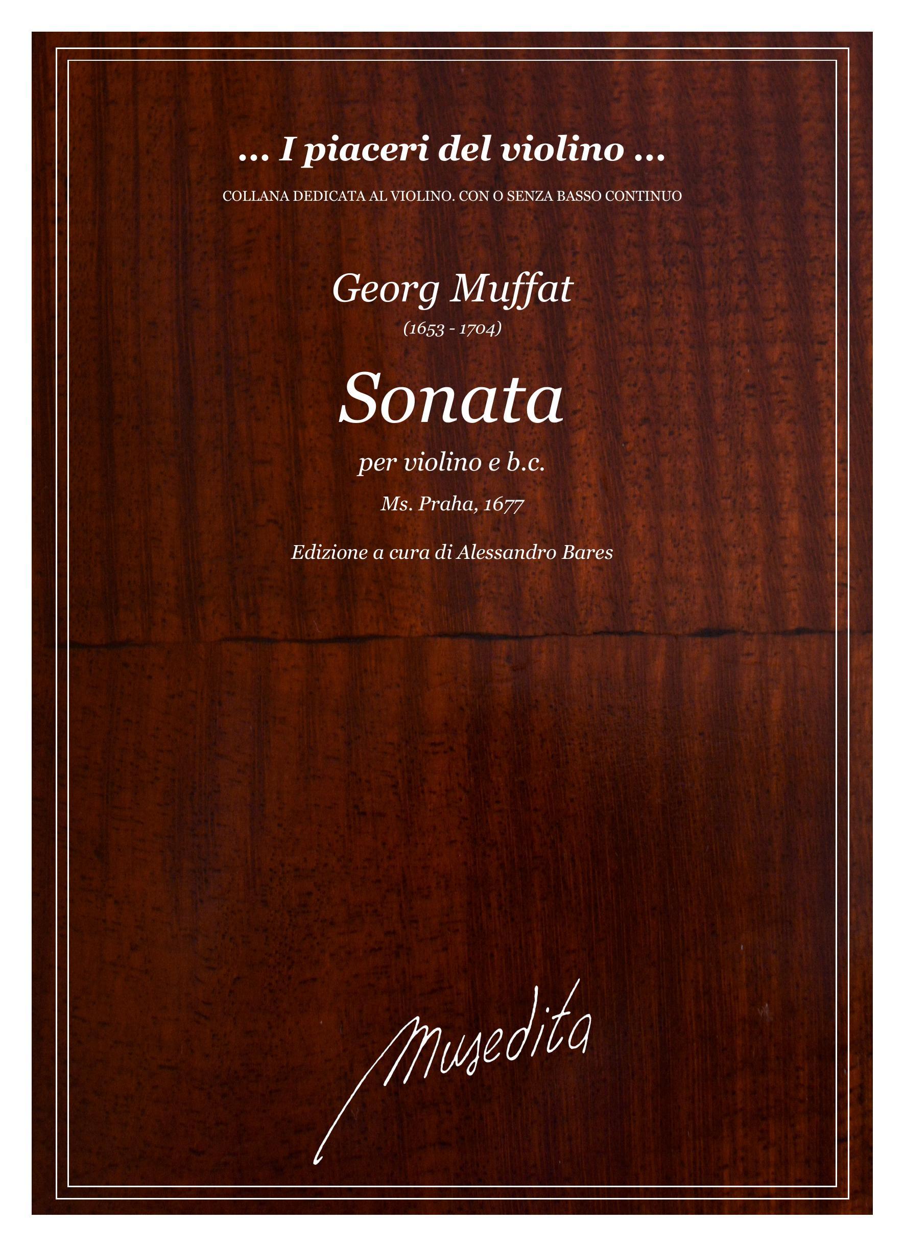 G.Muffat: Sonata (Ms, Praha, 1677)