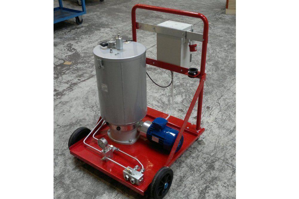 Double Line Lubrication System with Trolley