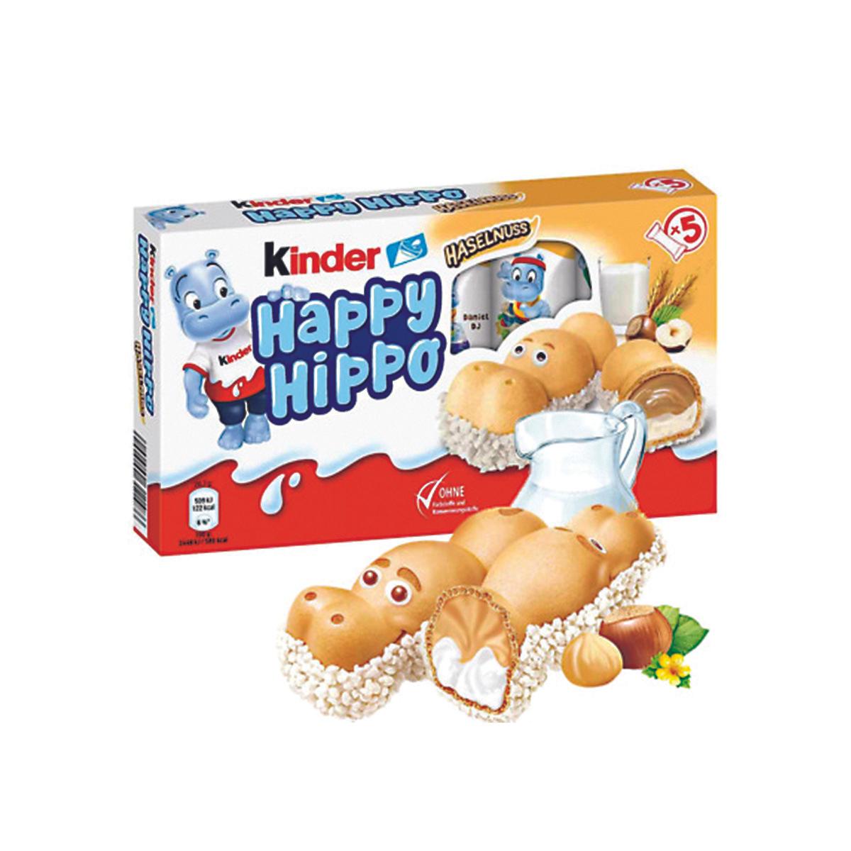 KINDER HAPPY HIPPO HAZELNUT T5 103,5GR EU