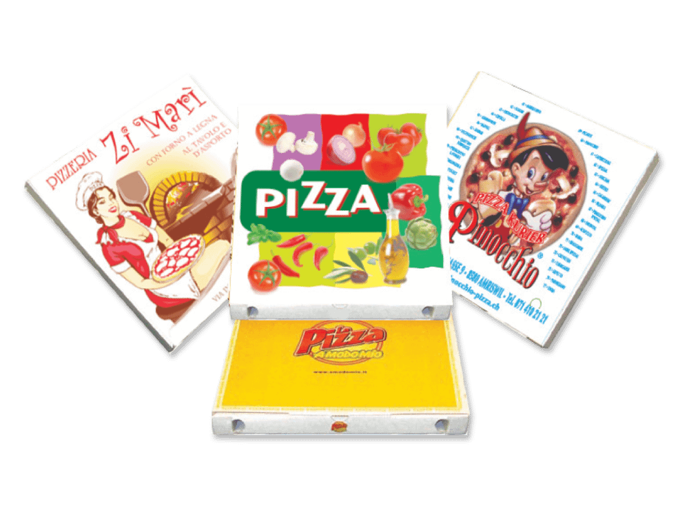 900 cartoni pizza personalizzati misura 33x33x3 COD.0001