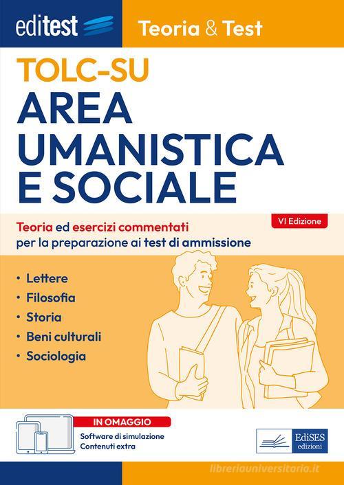 EDITEST  -  AREA UMANISTICA E SOCIALE. TEORIA ED ESERCIZI COMM. 2024