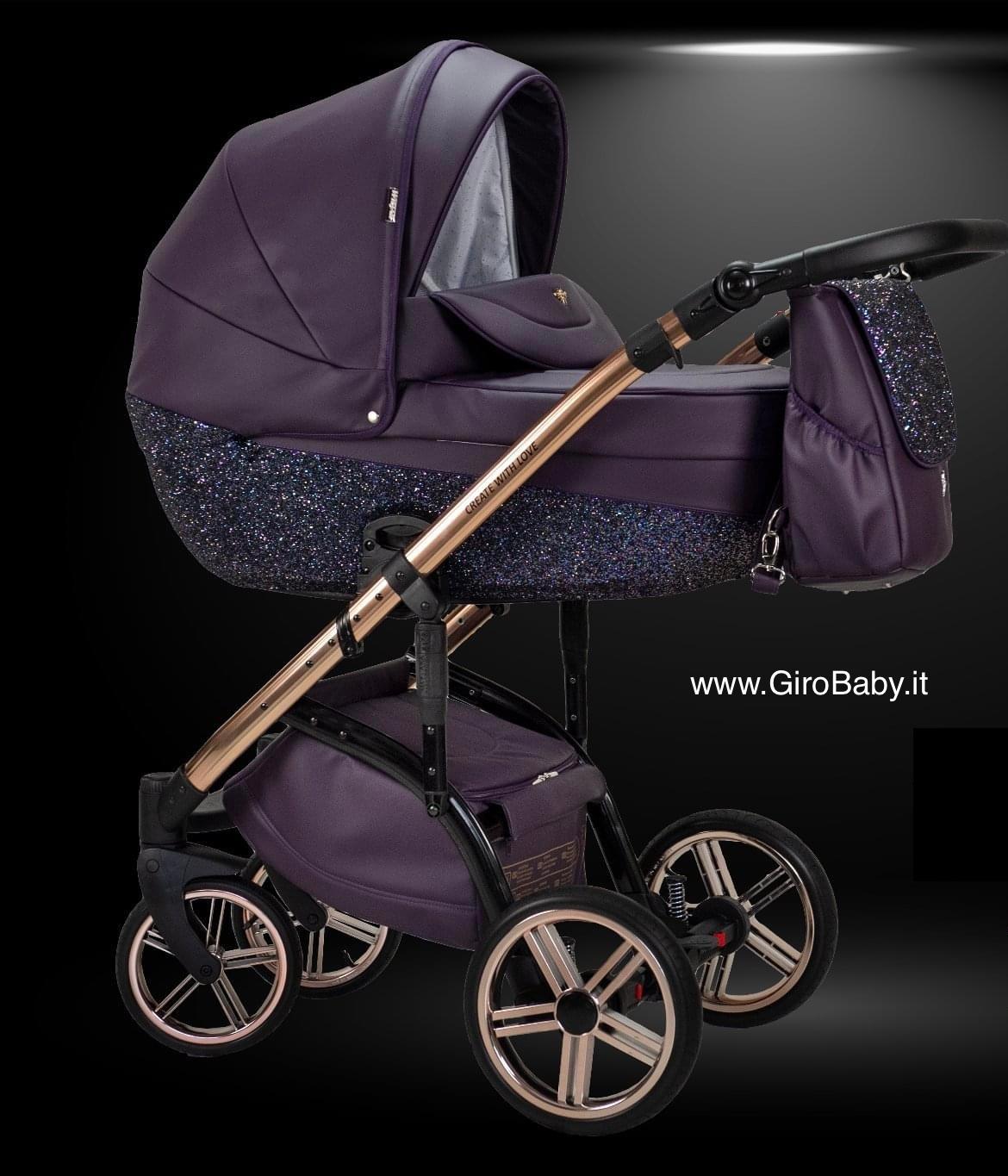 Passeggino trio wiejar glitter 6 colori