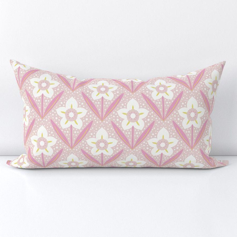 XL lumbar throw pillow honeycomb