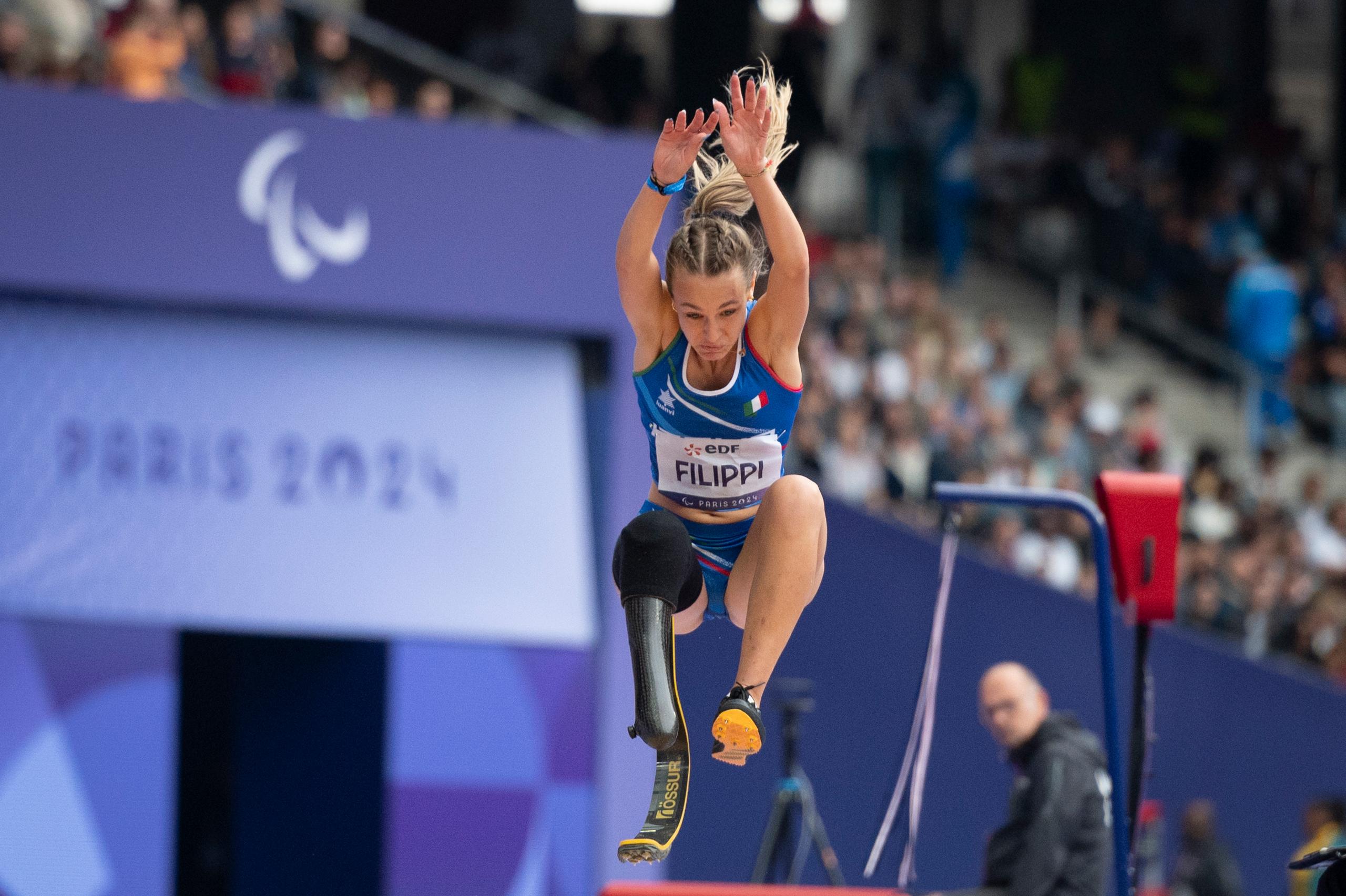 Atletica paralimpica, Parigi 2024: Filippi nona all’esordio nel salto in lungo