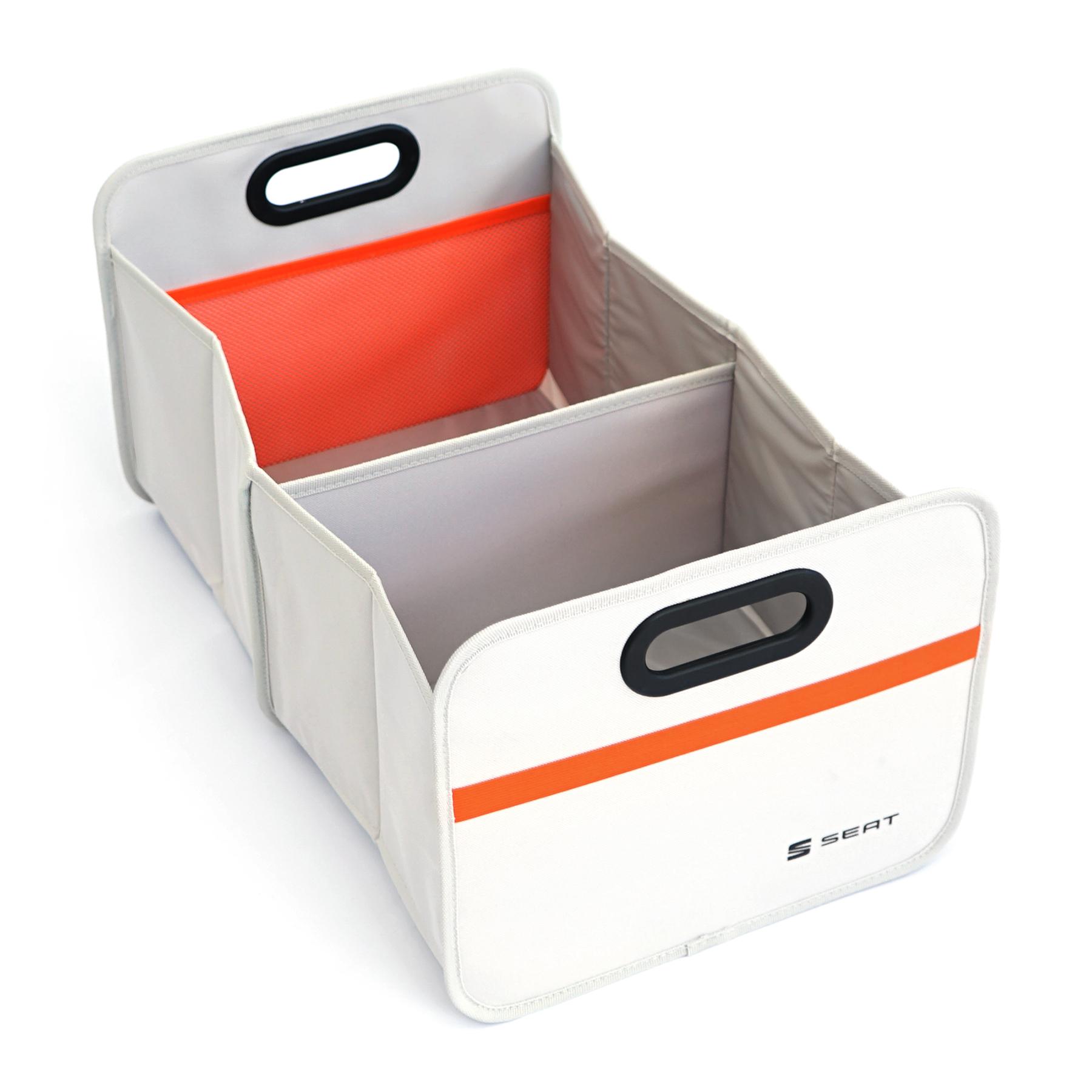 Scatola box accessori Seat pieghevole da trasporto grigio/arancione