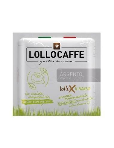 100 cialde filtro carta ESE Lollo Miscela Argento