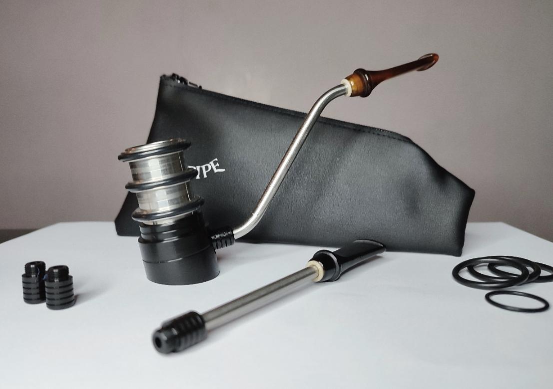 Bud Of Steel Black Delrin Doppio Cannello New Inox Gruppo 3