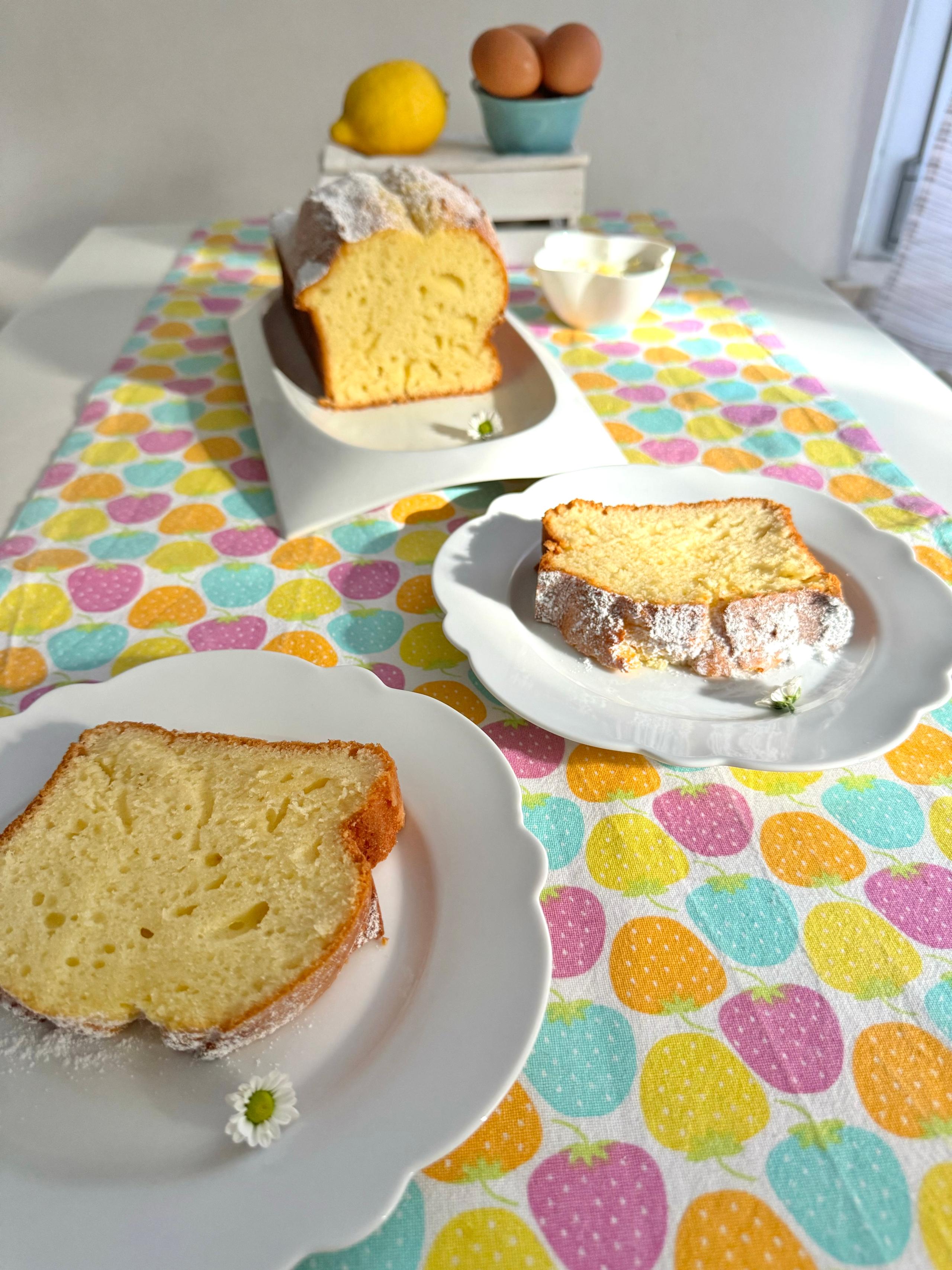 Plumcake yogurt e limone