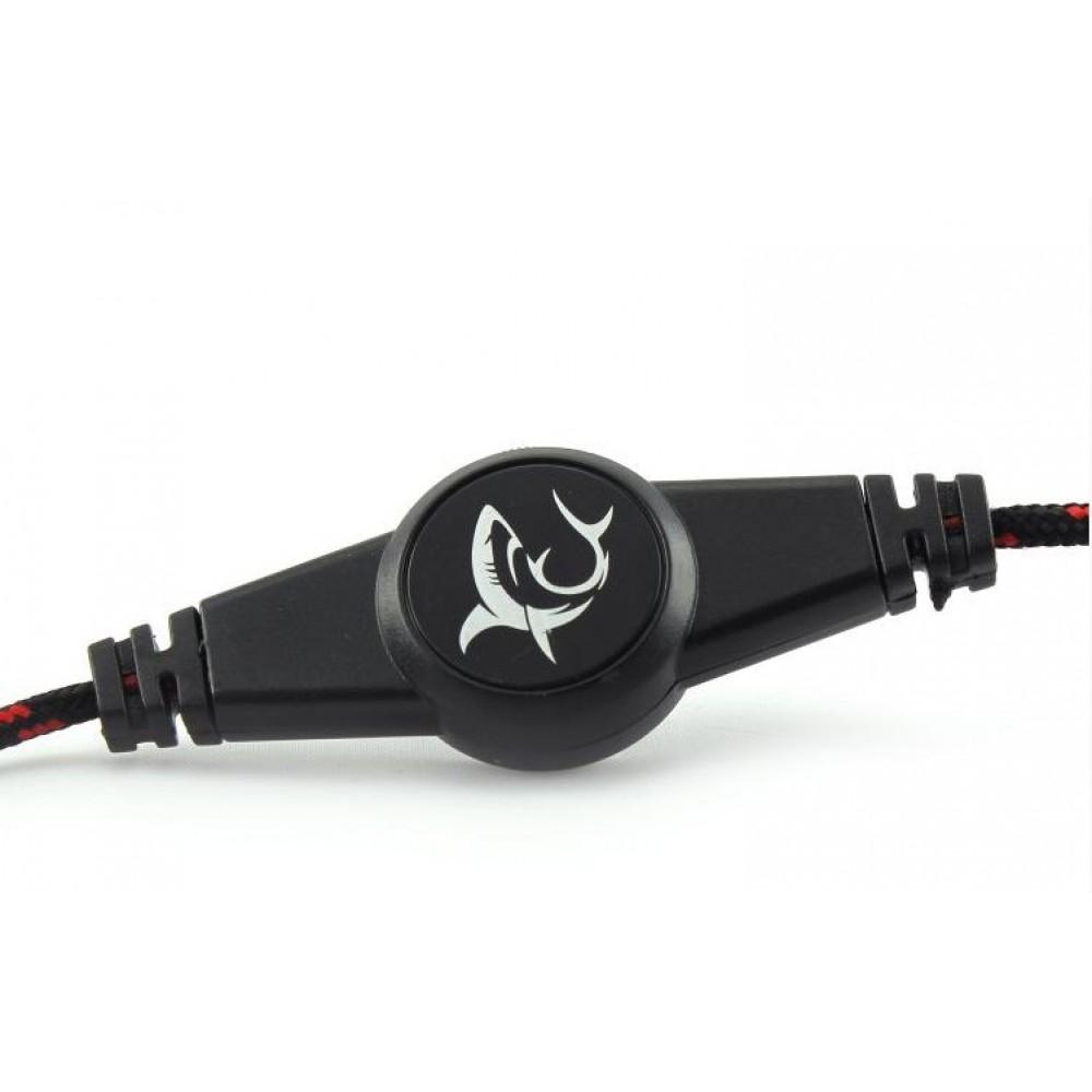 Cuffie Gaming con Microfono Panther Nero Rosso GHS-1641