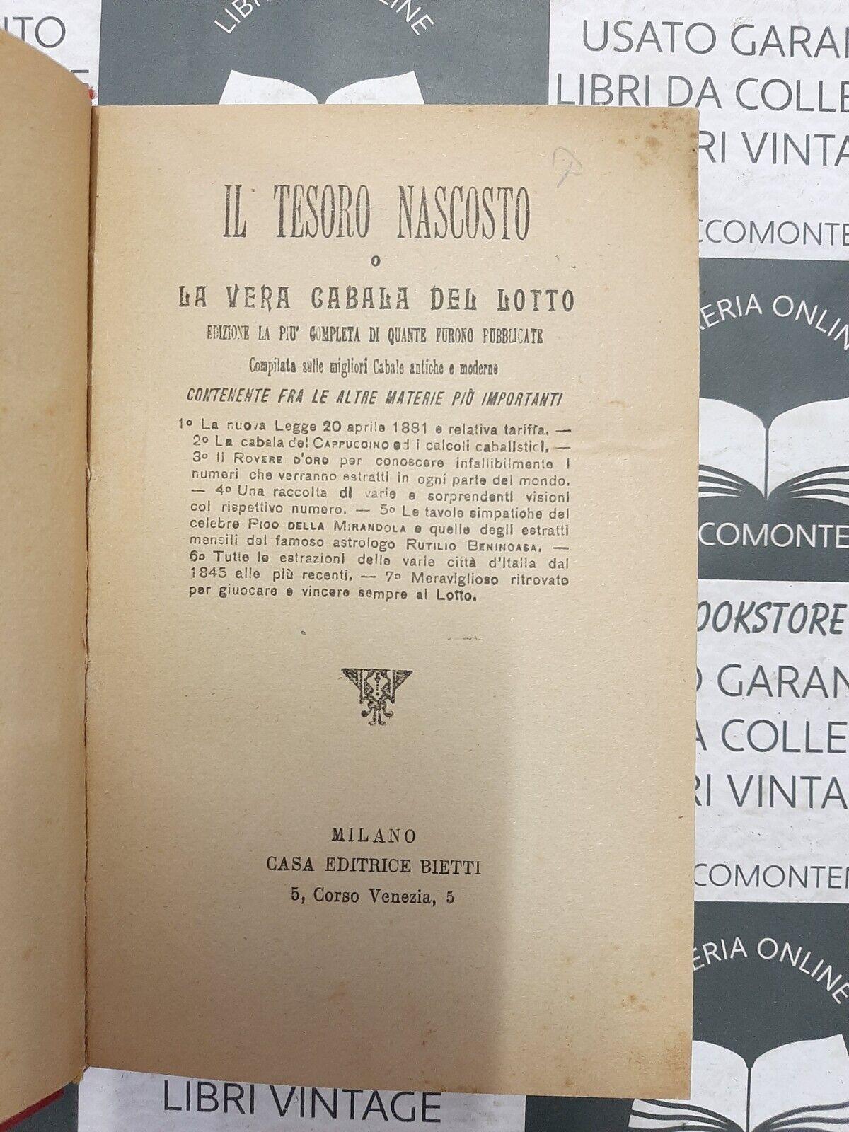 La vera cabala del lotto il tesoro nascosto