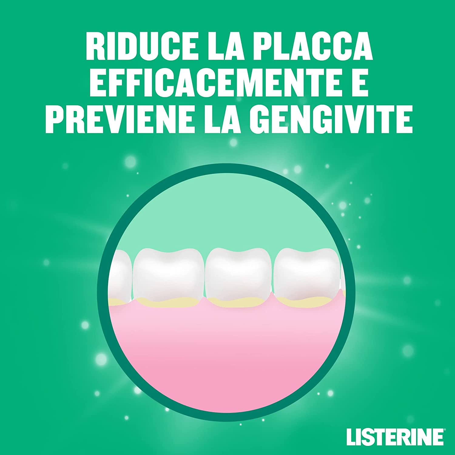 Listerine difesa Denti e Gengive Menta Fresca 2 Confezioni da 1L