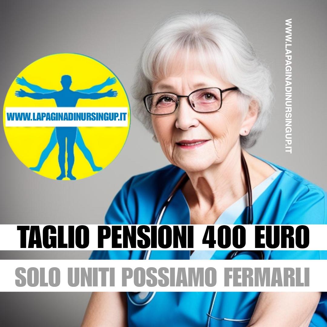 Pensioni, taglio fino a 400 euro al mese per i professionisti delle professioni sanitarie