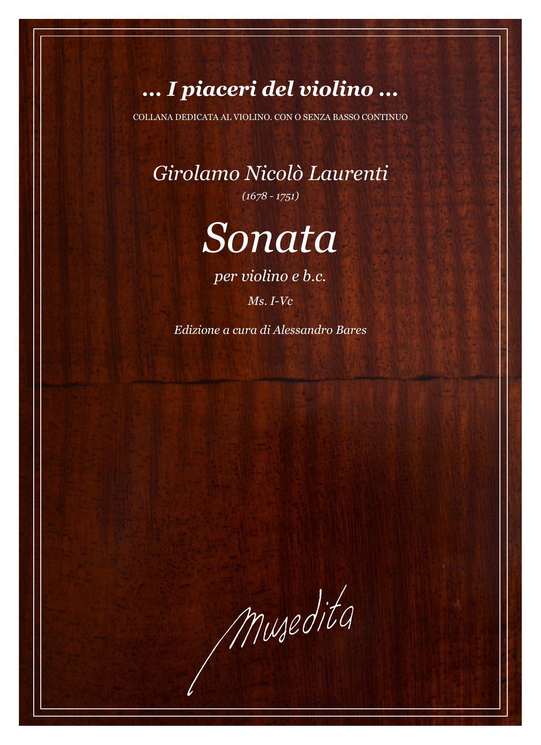 G.N.Laurenti: Sonata (Ms, I-Vnm)