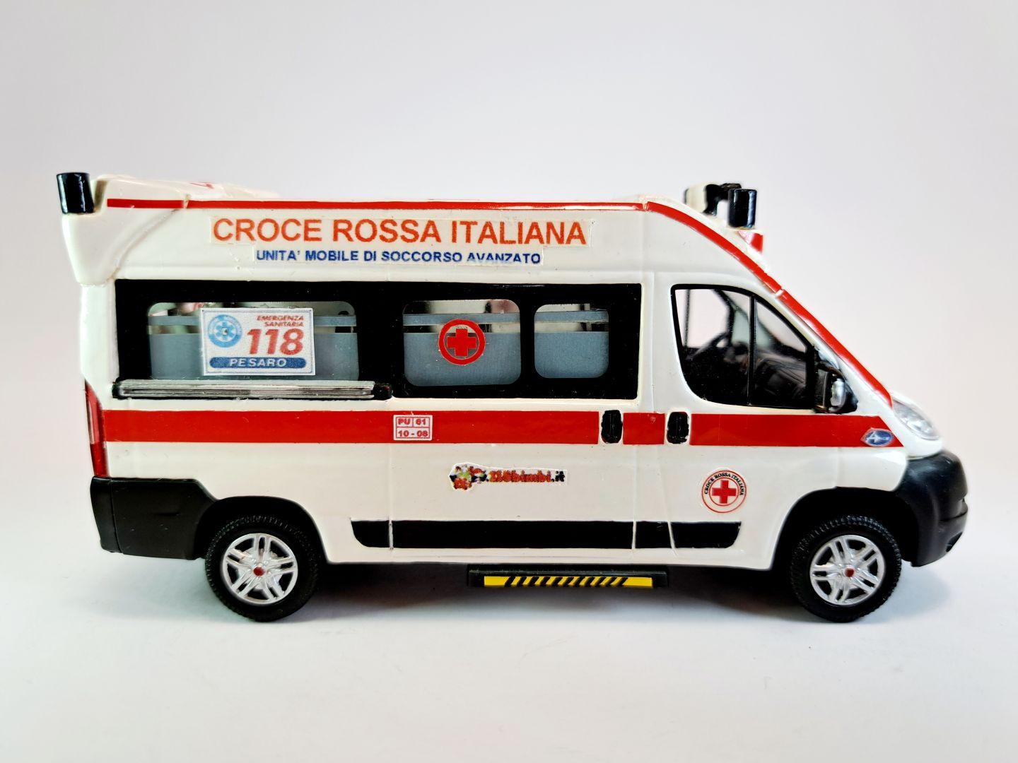 FIAT DUCATO X250 CROCE ROSSA ITALIANA PESARO