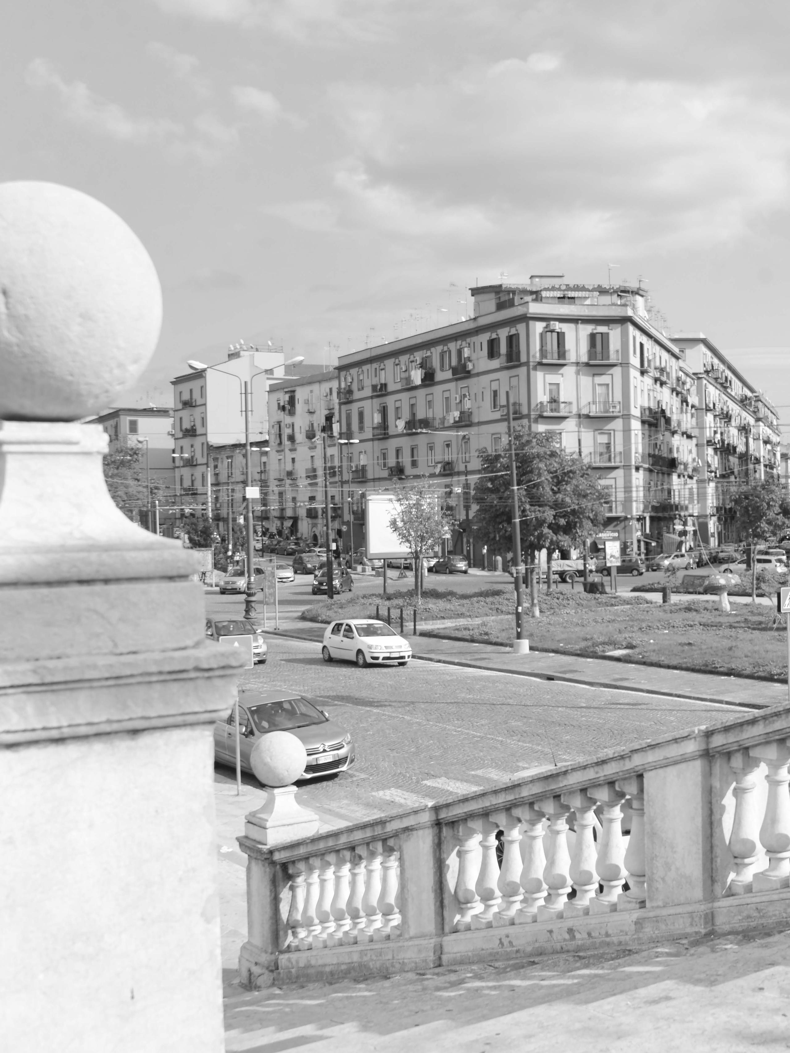 Piazza Carlo III - Stampa realizzata su carta fotografica satinata o lucida 30x40 