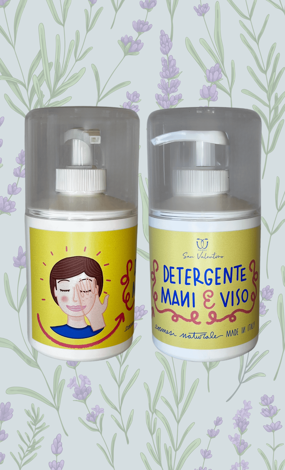 Detergente mani e viso alla Lavanda