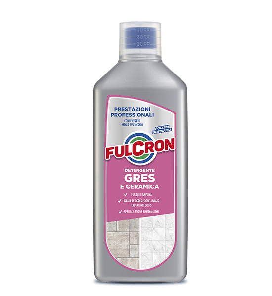 2595- FULCRON Detergente Gres E Ceramica, 1 LITRO