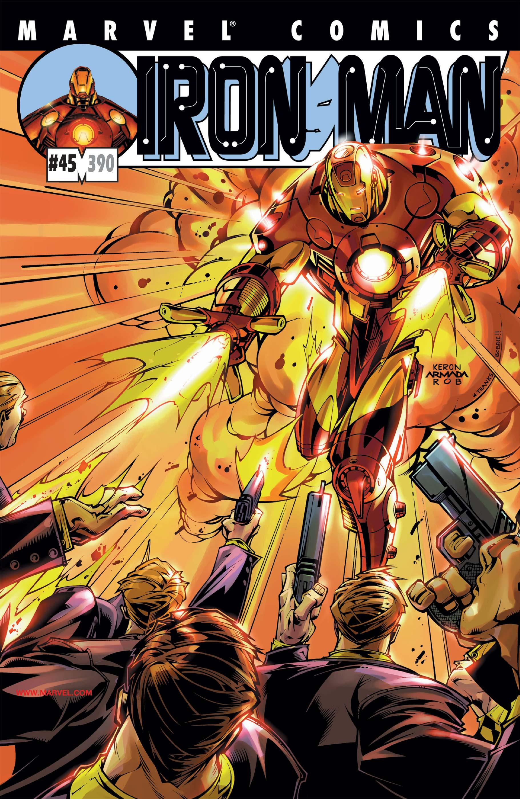 IRON MAN #42#43#44#45 - MARVEL COMICS (2001)