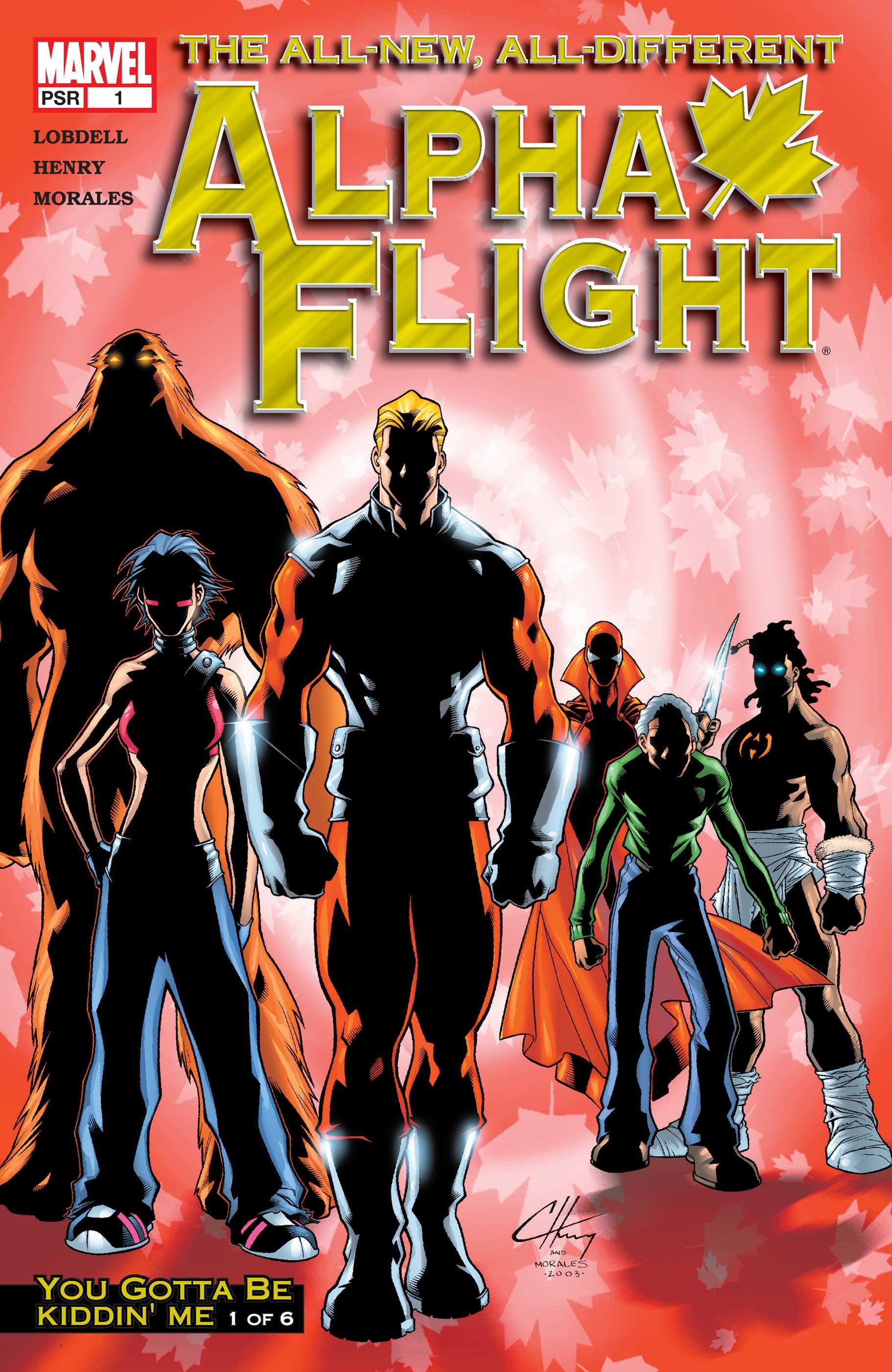 ALPHA FLIGHT #1#2#3#4#5#6 - MARVEL COMICS (2004)