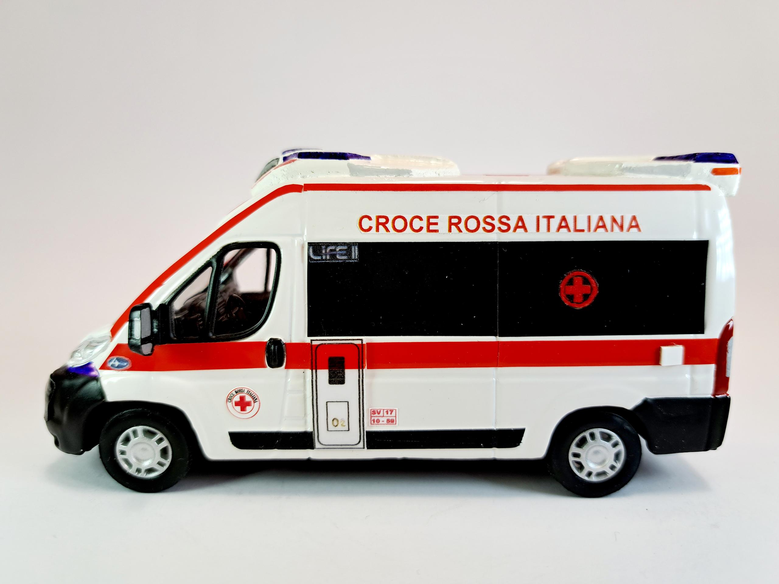 FIAT DUCATO X250 CROCE ROSSA ITALIANA CERIALE