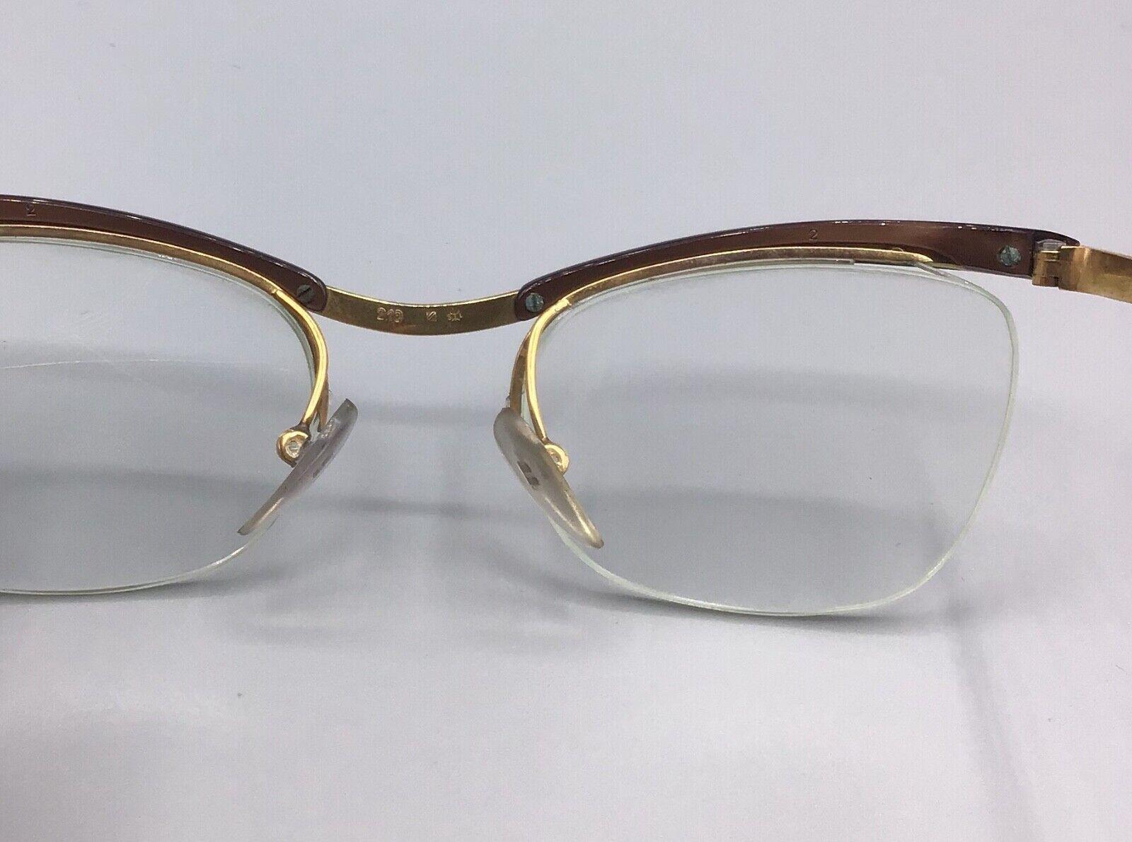 Essel Nylor lunettes vintage Paris brillen occhiale eyewear + case eyeglasses