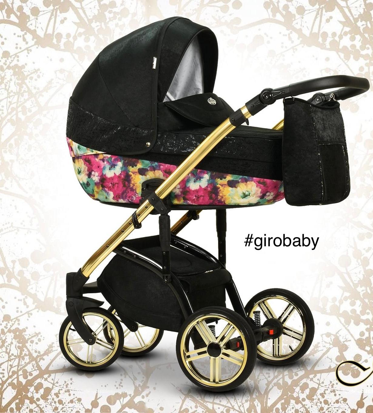 Trio GiroBaby wiejar Floreal Black