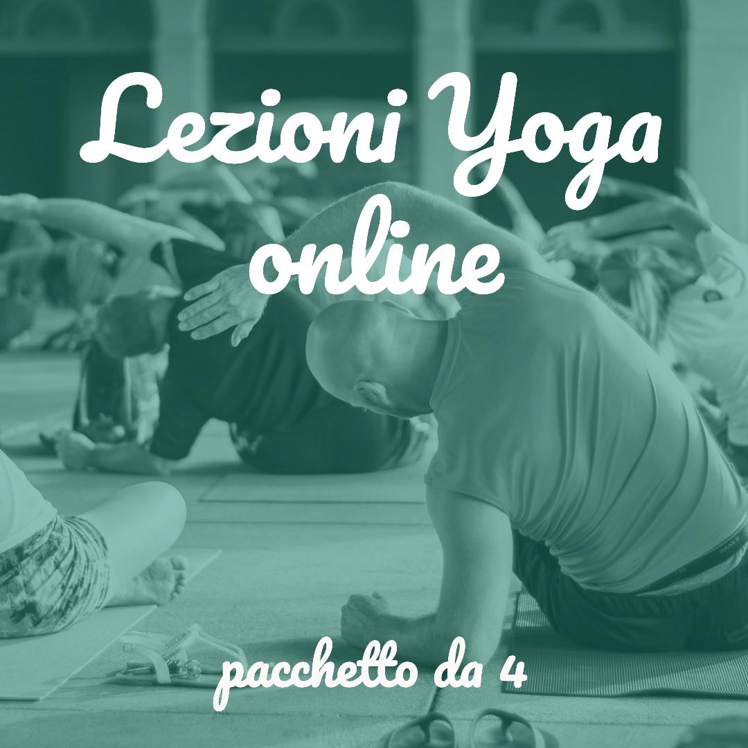Lezioni Yoga Pacchetto da 4 online