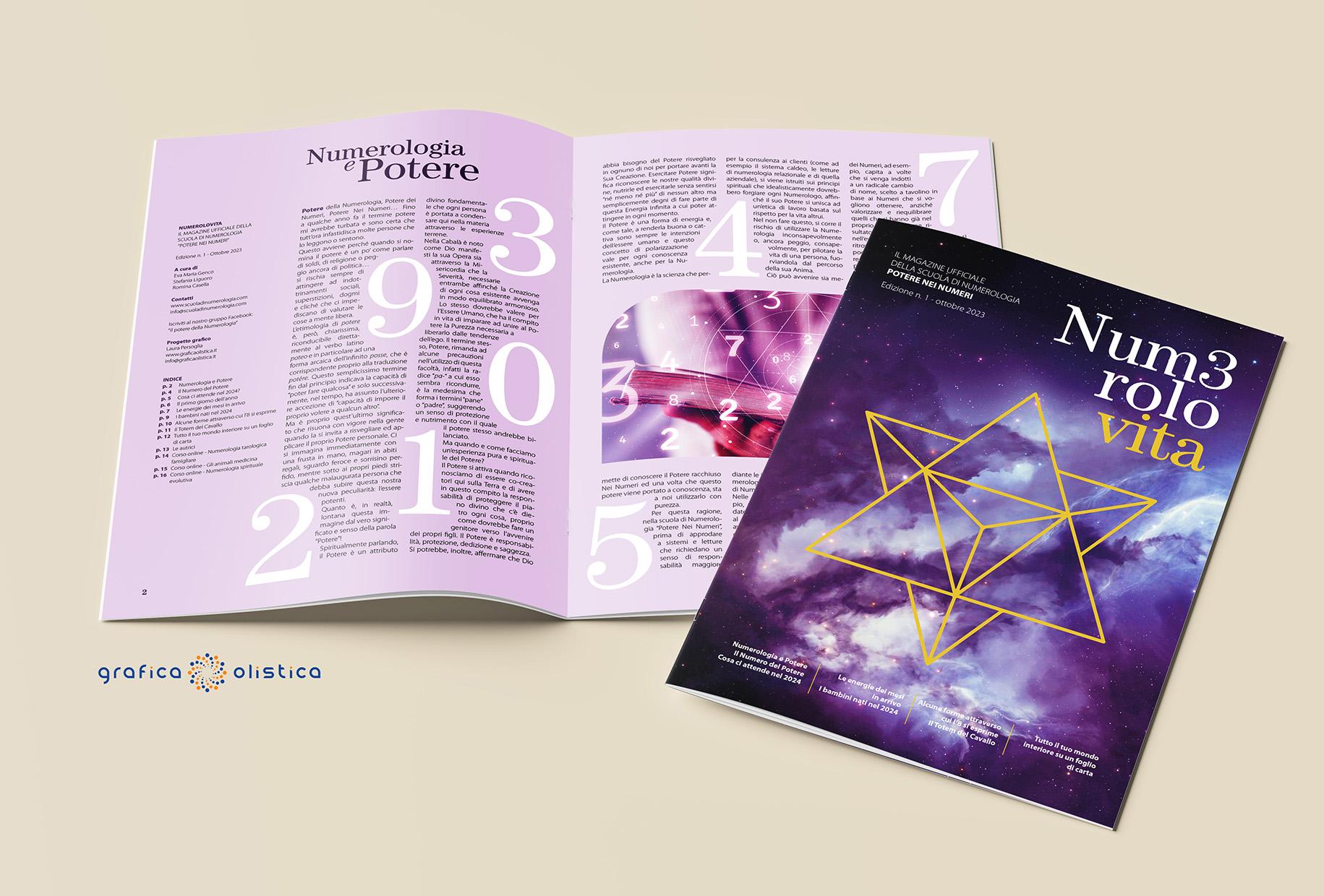 Prima edizione 2023 della rivista “NumeroloVita” della Scuola di Numerologia “Potere dei Numeri”