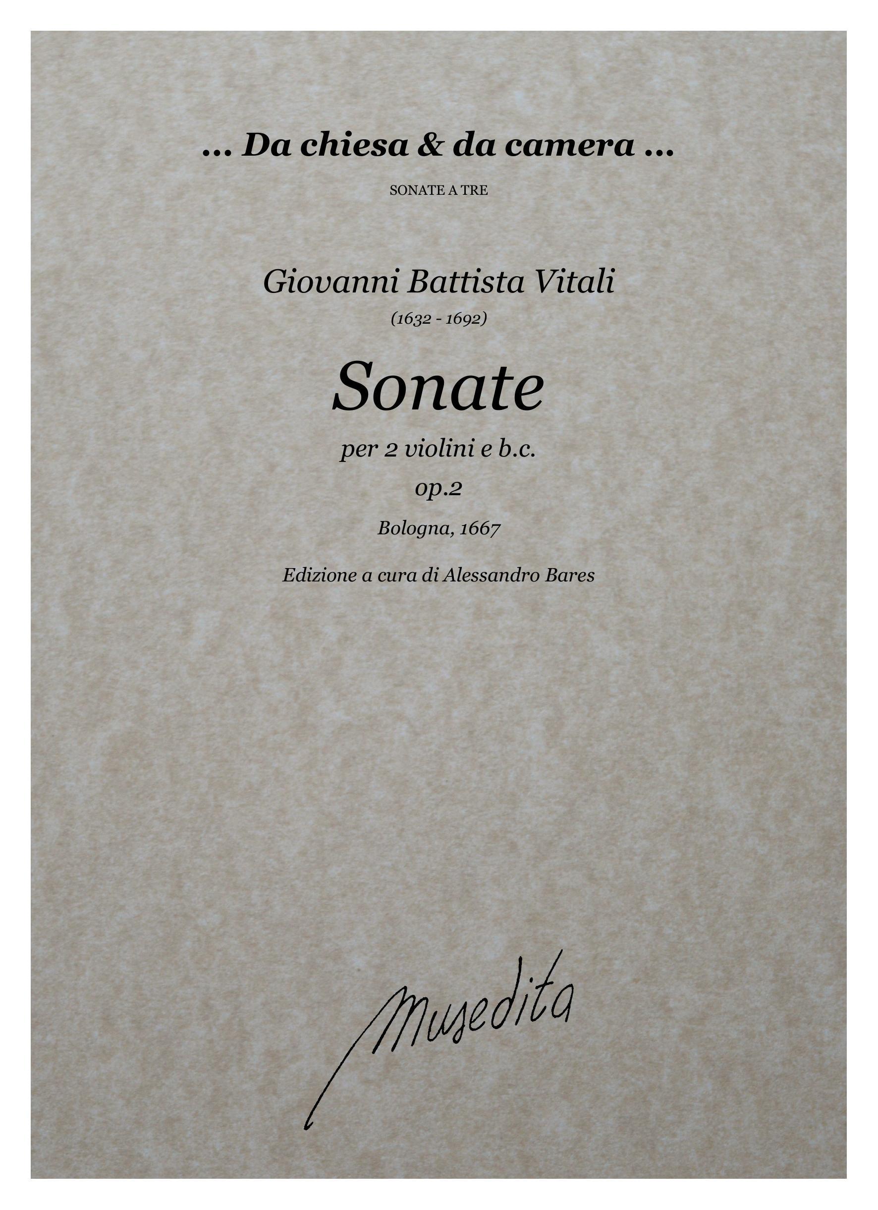 G.B.Vitali: Sonate op.2 (Bologna 1667)