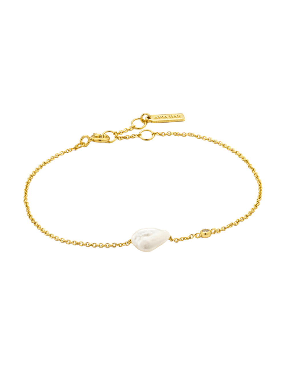 Gold Pearl Bracelet Ania Haie