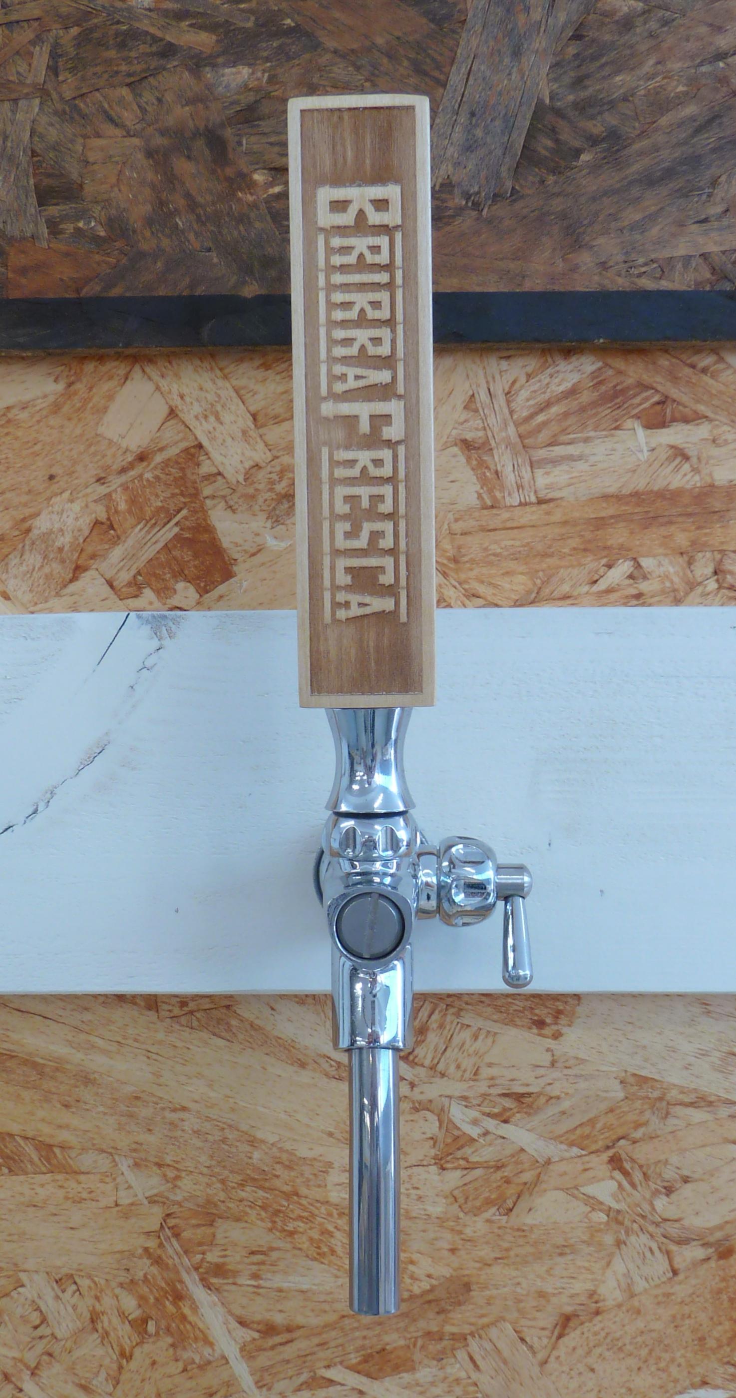 Tap Handle - Maniglia spina birra personalizzata - Rettangolo - Logo birra - Logo birrificio.