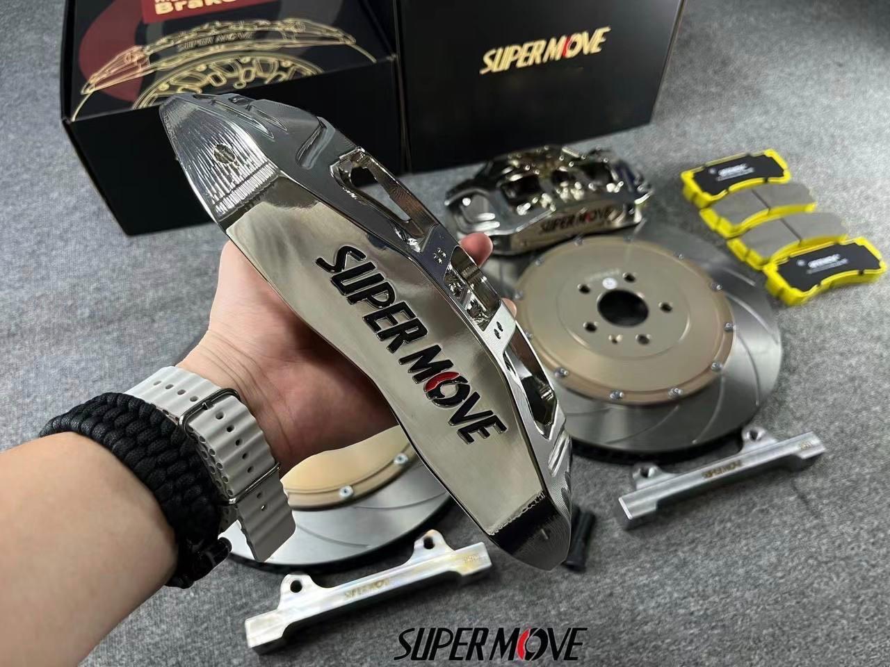 Front Big Brake 6 POT Forged Monoblock RS6 ( 355 / 378 /  390 mm ) - SUPER MOVE