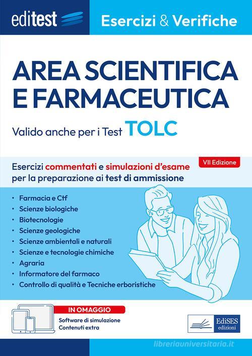 EDITEST  -  AREA SCIENTIFICA E FARMACEUTICA. ESERCIZI COMM. E SIMULAZIONI 2024