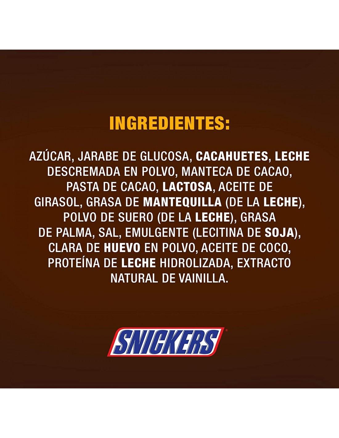 Snickers Barrette Cioccolato al latte 50gr - Espositore da 24pz