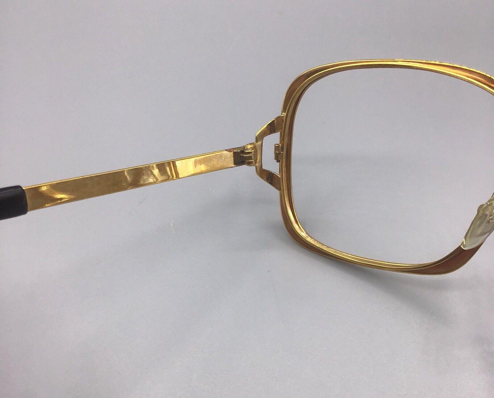 Silhouette Gold Laminated Eyewear Occhiale Vintage Brillen