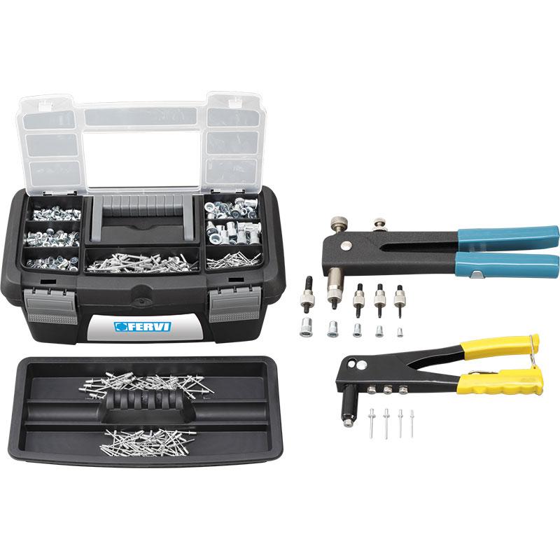 SET RIVETTATRICI CON RIVETTI - FERVI