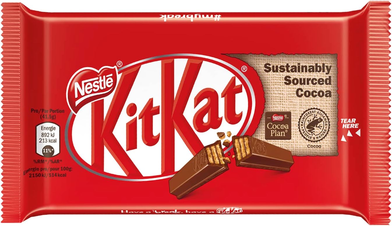 KITKAT Original Wafer ricoperto di Cioccolato al Latte GR 41,5